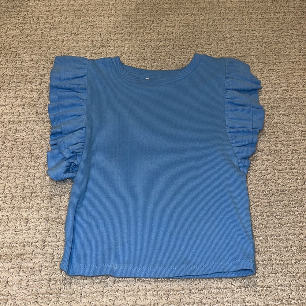 Zara Ruffled Sleeveless Top